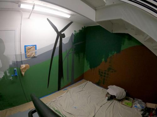 Pattern Energy stairwell